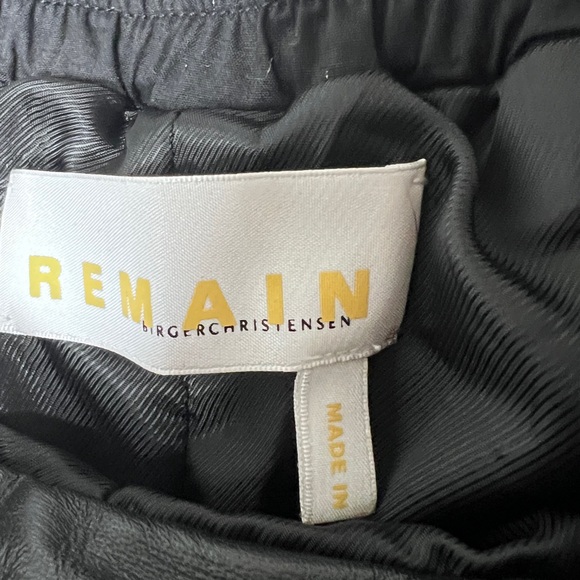 Remain Birger Christensen Leather Wide Leg Pants Sz 8 - Picture 10 of 14